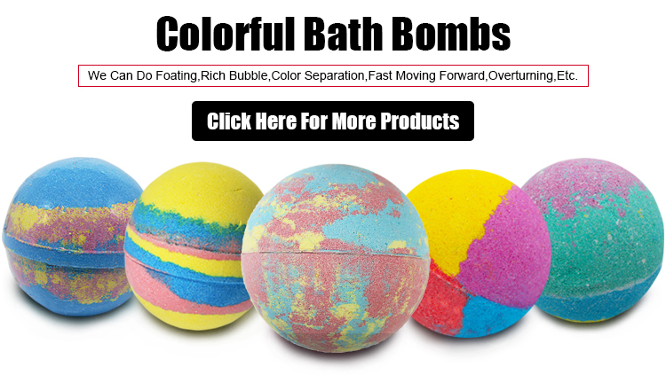 many color bathbombs