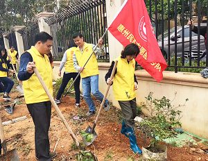 Arbor Day to beautify our working environment