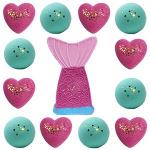 Colorful Mermaid Bubble Bath Salt Balls