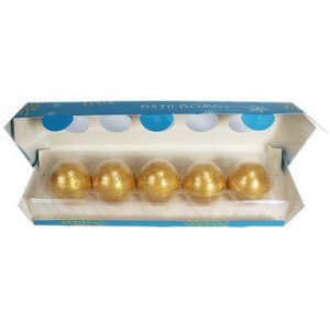 Glitter 5 Bath Balls Bath Bomb Gift Set