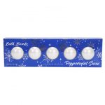 Silver Snow Packaging Bath Bomb Set