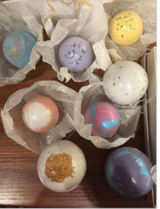 organic bath bomb gift sets