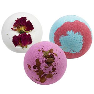 OEM Fresh Flower Colorful Fizz Bath