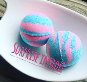 DIY Bath Bomb With A Hidden Surprise