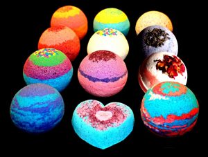 bubble bath bomb