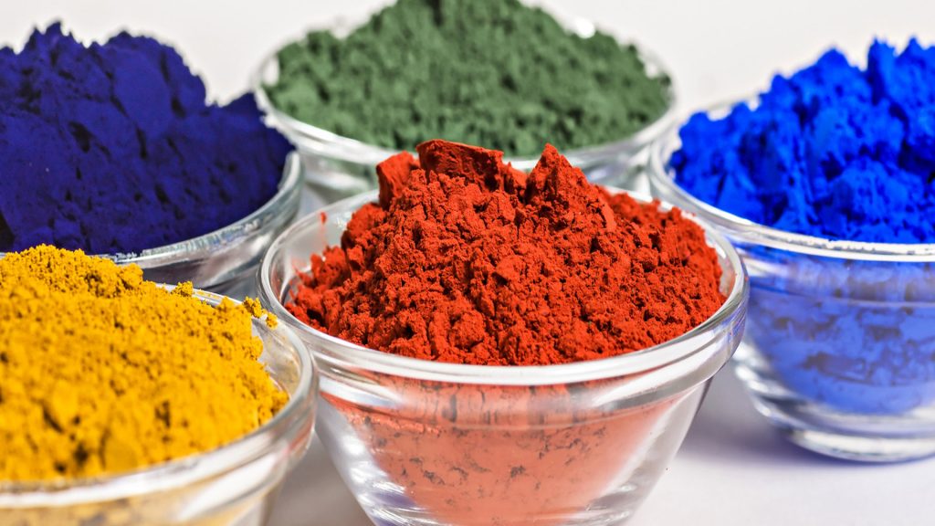 colored pigment bath bomb
