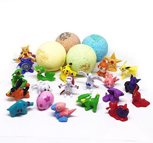 with toys kids bath bombs