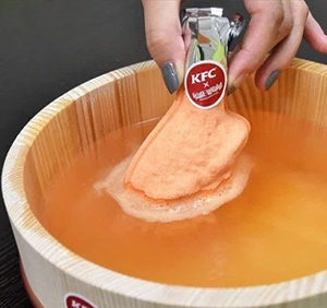 KFC selling chicken-scented bath bombs