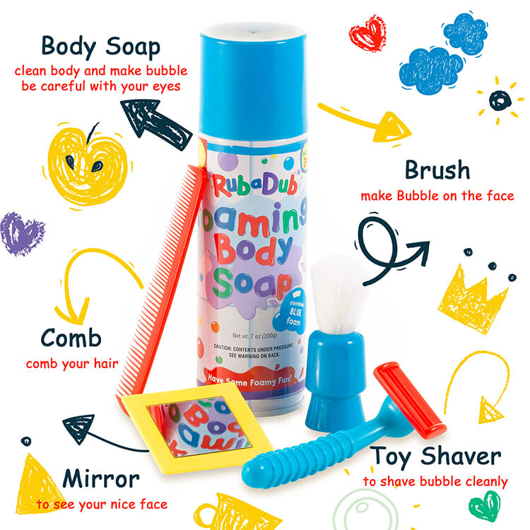 how to use tub shaving kit