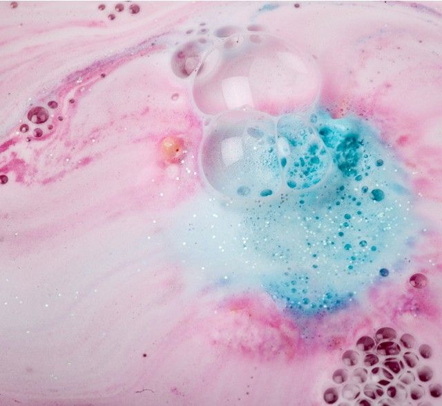 in water bath bomb