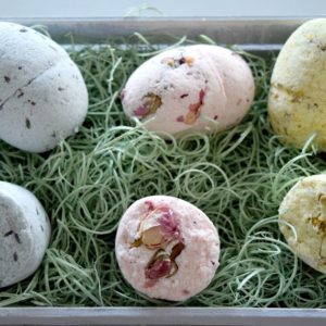 natural egg bath bomb