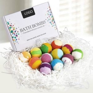 Private Label White Bath Bomb Set