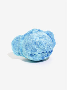 blue bath bomb