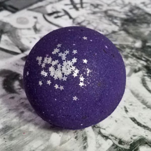 star shiny bath bomb